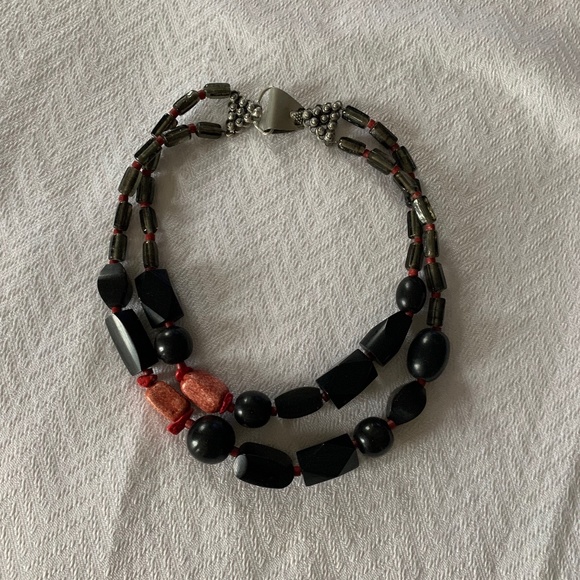 Wooden Bead Necklace - Picture 2 of 4